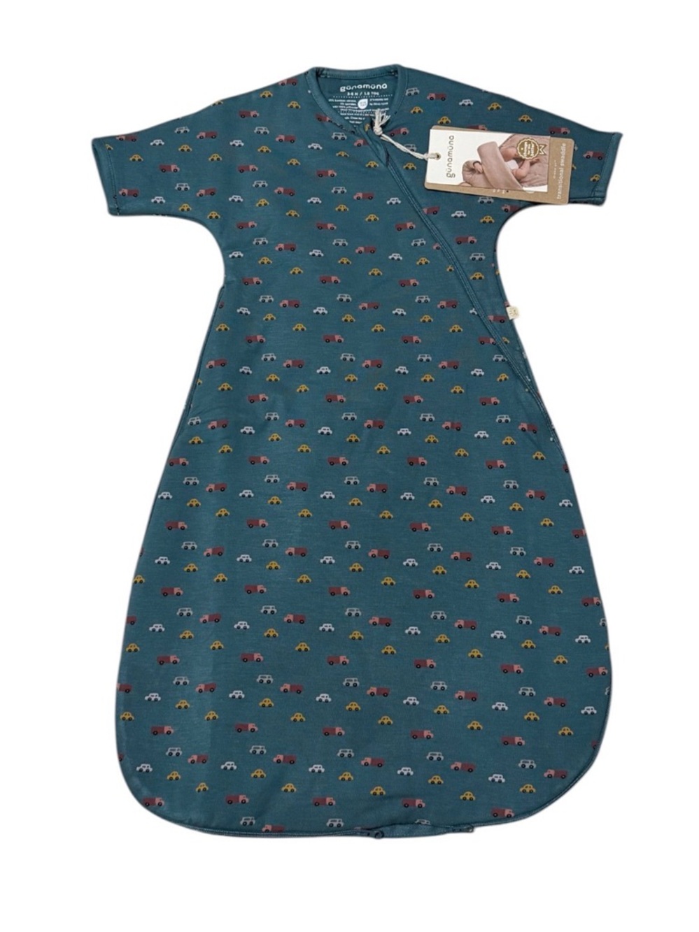 NWT GUNAMUNA  Long Sleeve Transitional Swaddle Sleep Sack 3-6M / 1.0 TOG